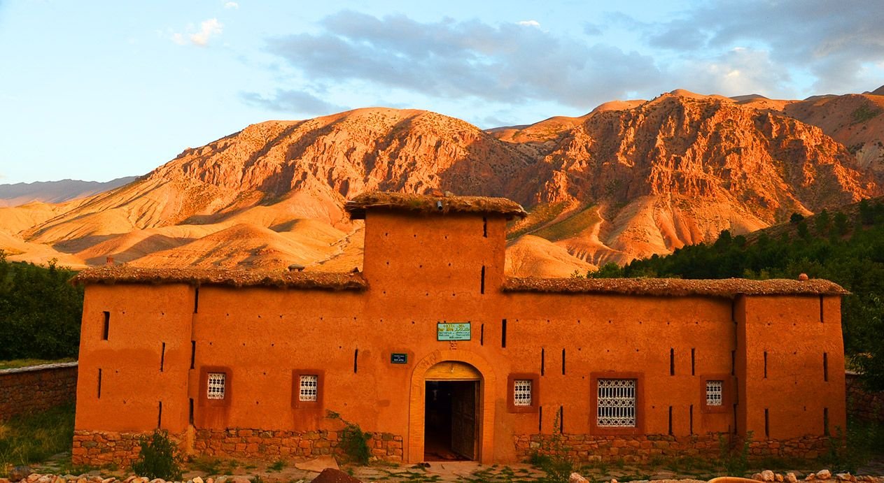 Hotel in valley of Ait Bouguemez Morocco