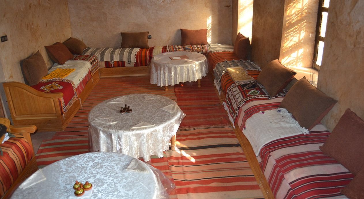 Hotel in valley of Ait Bouguemez Morocco